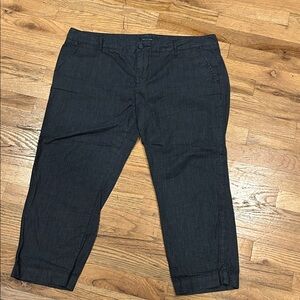 Tommy Hilfiger Black Cropped Pants